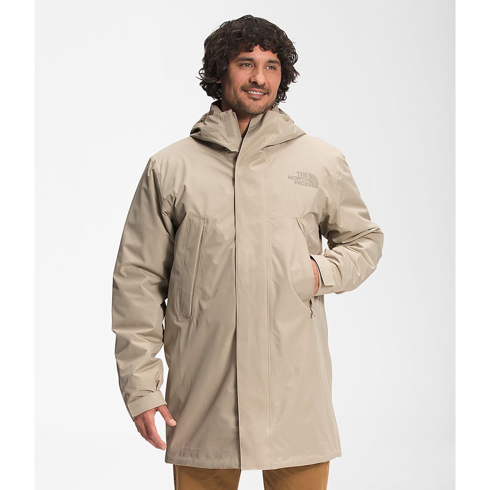 The North Face Insulated Jacket Mens Australia - The North Face Arctic Triclimate® Khaki (PMA-207318